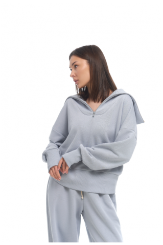 Жіночий світшот на блискавці Luna LC008s Mila